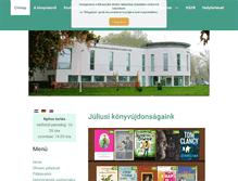 Tablet Screenshot of konyvtar.pkkk.hu
